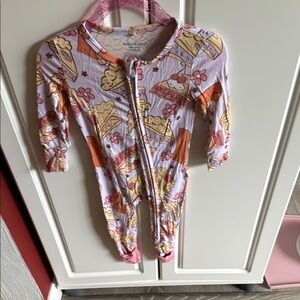 Posh Peanut Kids One Piece Pajama with Fun Print